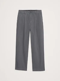 Loose Pleated Chino