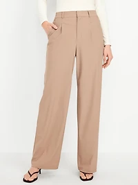 High-Waisted SleekTech Trouser Pants