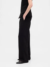365 Low Rise Pleated Wide-Leg Trousers