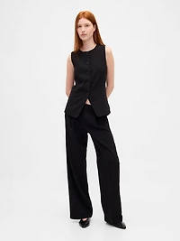 365 Low Rise Pleated Wide-Leg Trousers
