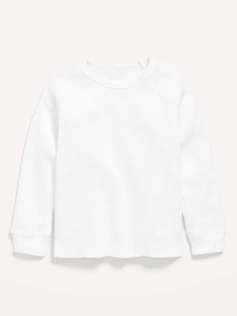 Long-Sleeve Thermal Knit T-Shirt for Toddler Boys