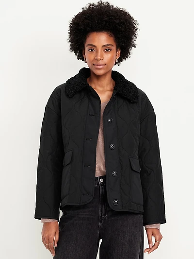 Quilted Nylon Jacket