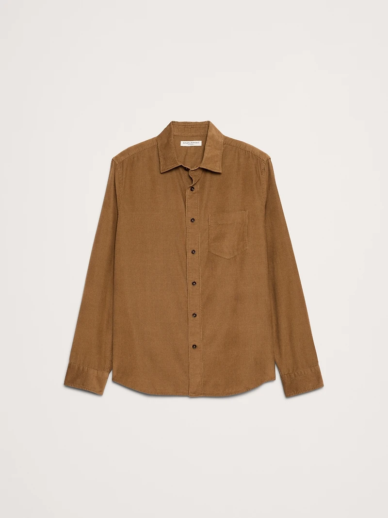 Standard-Fit Lightweight Corduroy Shirt