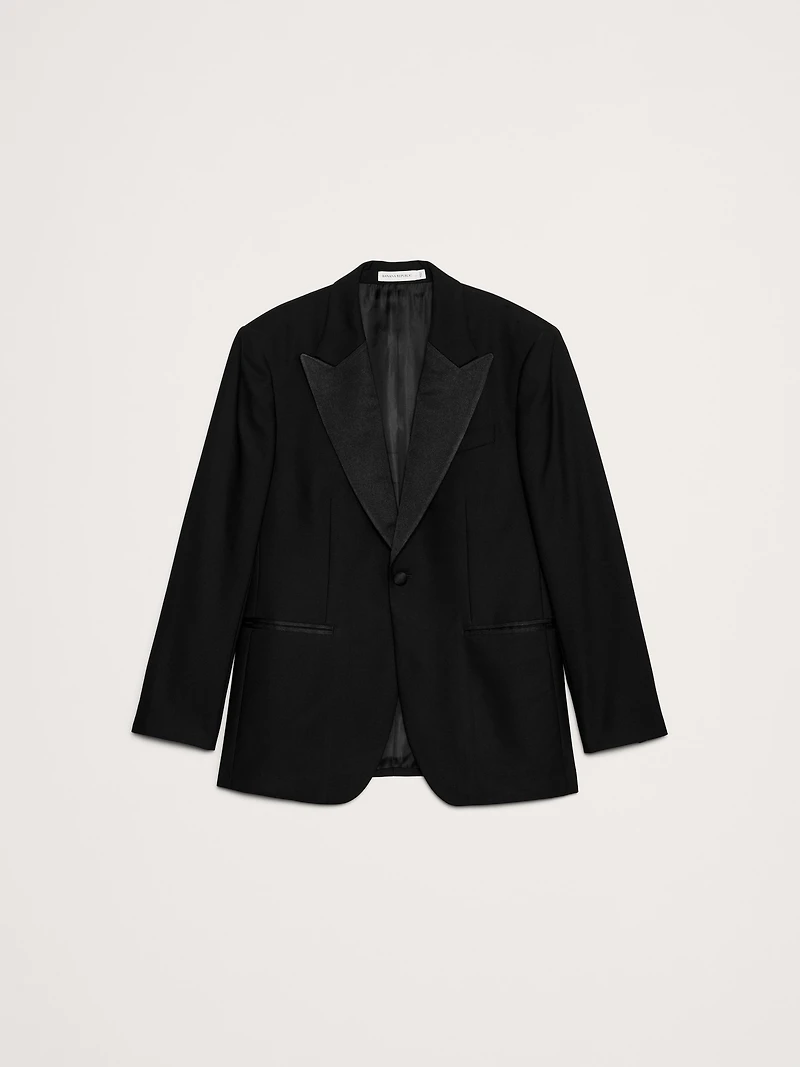 Slim Italian Barathea Tuxedo Jacket