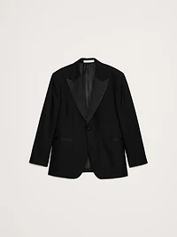 Slim Italian Barathea Tuxedo Jacket
