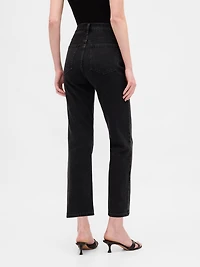 High Rise ’90s Slim Straight Crop Jeans