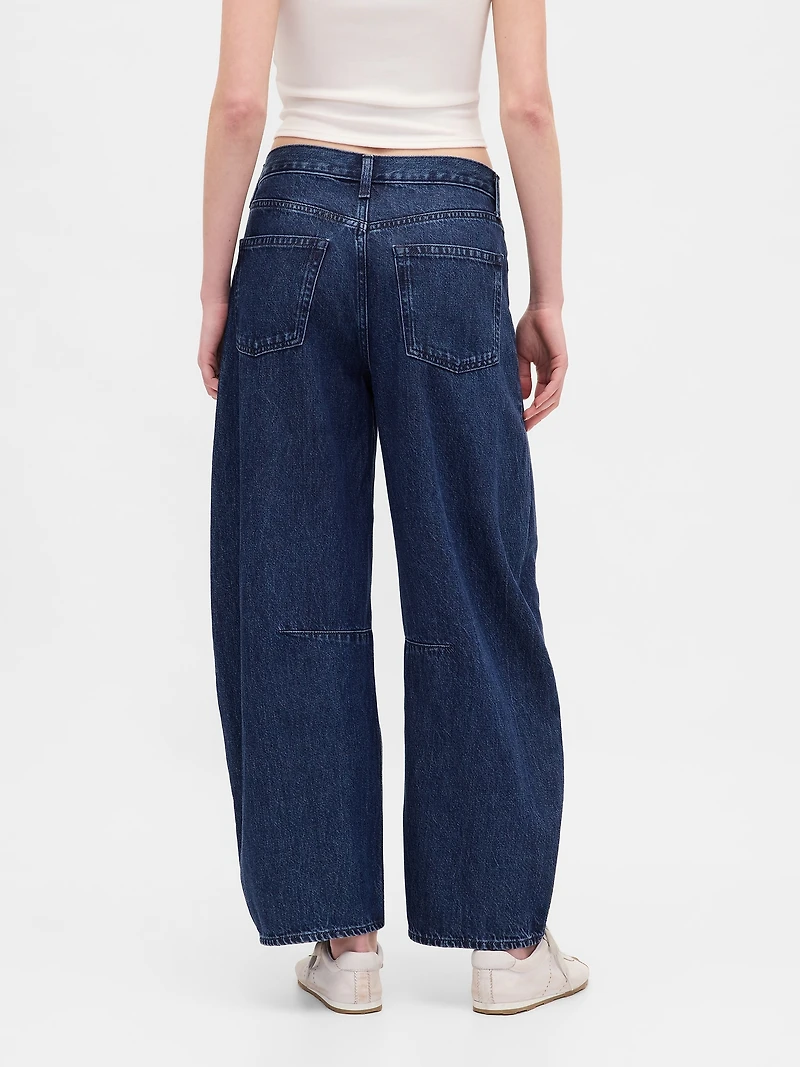 High Rise UltraSoft Crossover Horseshoe Jeans