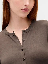 Modern Crewneck Cardigan