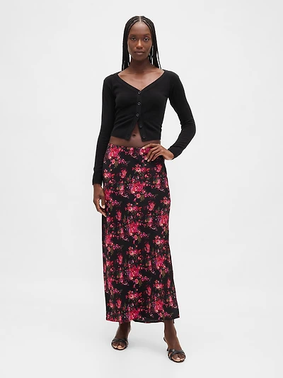Maxi Slip Skirt