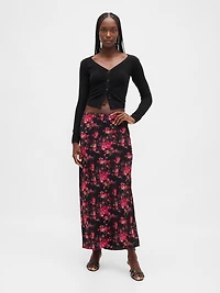 Maxi Slip Skirt
