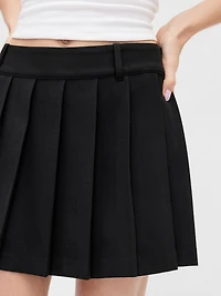 Pleated Mini Skort