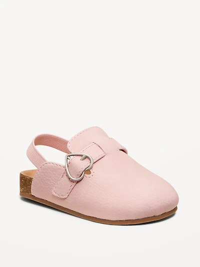 Faux-Suede Buckled Strap Sandals for Baby