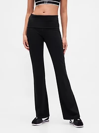 GapFit Smooth Foldover Mini Flare Leggings