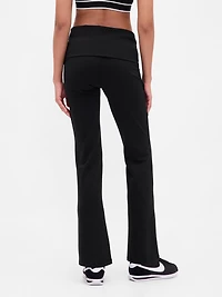 GapFit Smooth Foldover Mini Flare Leggings