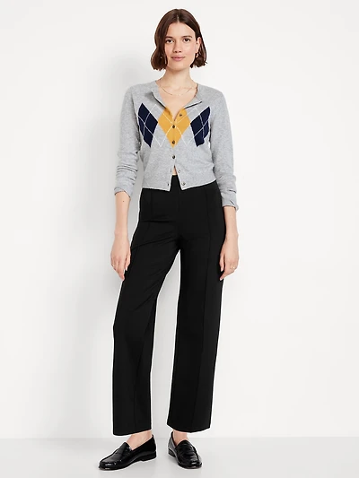 Extra High-Waisted Stevie Straight Pants