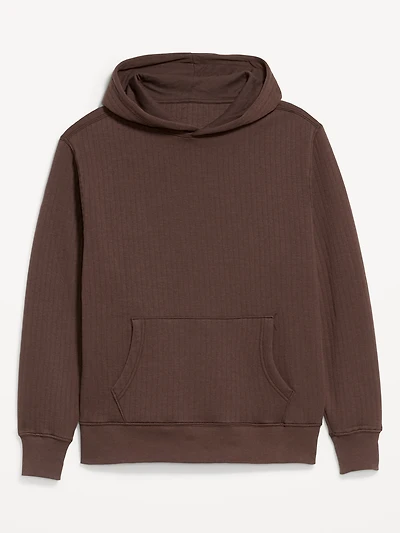 Essential Quilted Fleece Hoodie