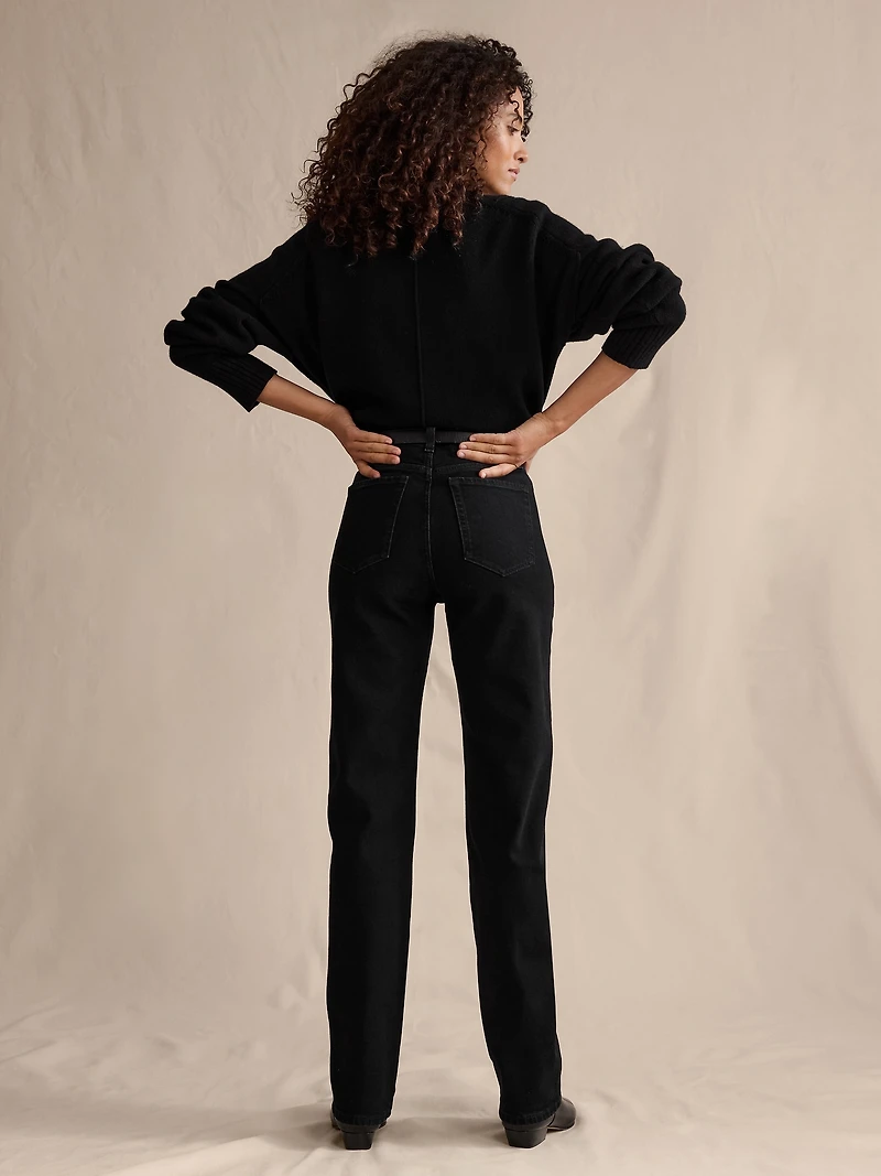 High-Rise 90S Straight Jean