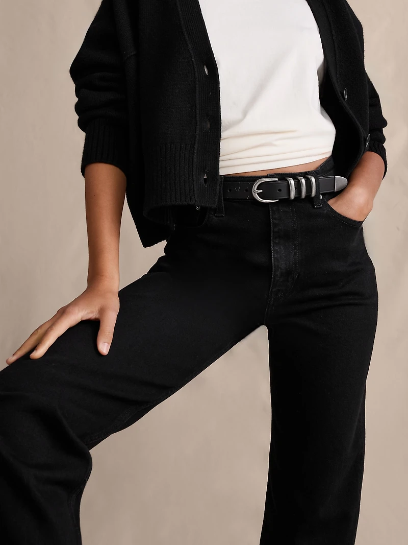 High-Rise 90S Straight Jean