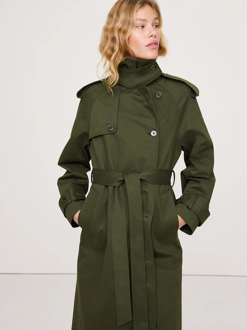 Classic Cotton Trench Coat