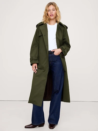 Classic Cotton Trench Coat