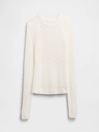 Pointelle Sweater