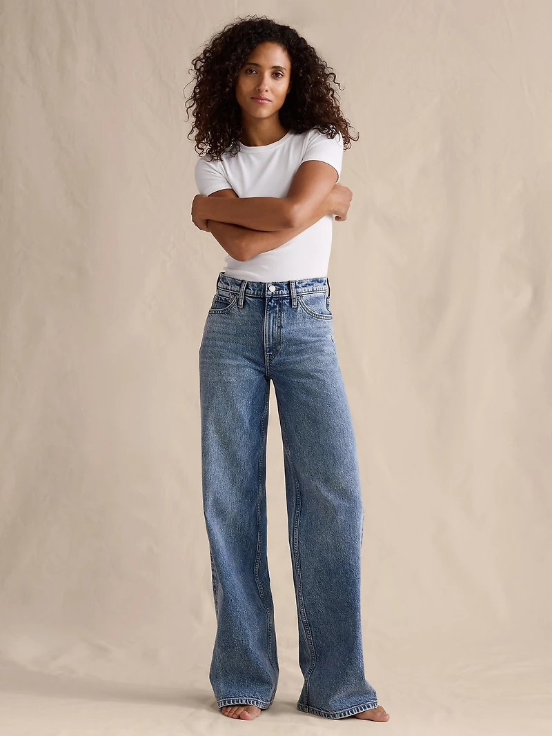 The Icon Classic Wide-Leg Jean