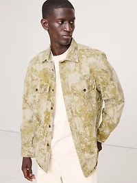 Standard-Fit Cotton Twill Overshirt