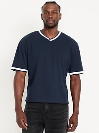 Heavyweight Cropped V-Neck T-Shirt