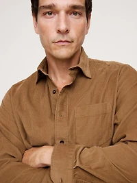 Standard-Fit Lightweight Corduroy Shirt