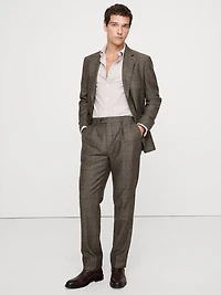 Italian Windowpane Suit Pant