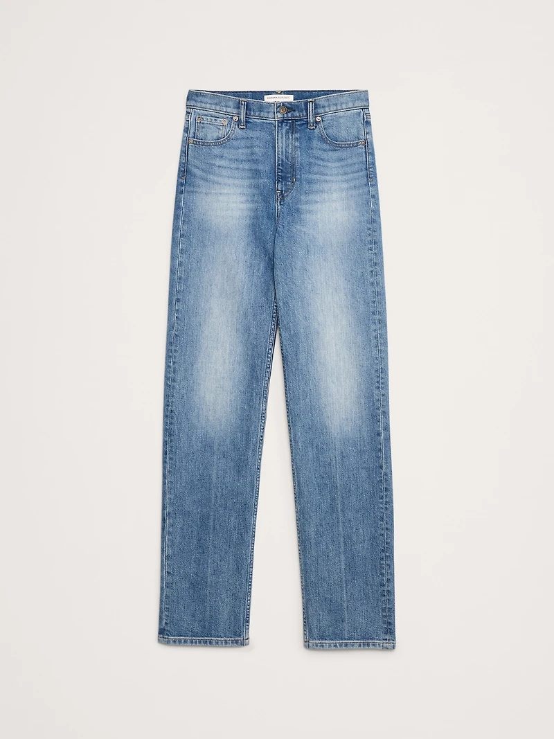 High-Rise 90S Straight Jean