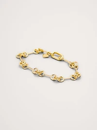 Double Ring Chain Bracelet