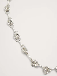 Double Ring Chain Necklace