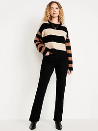 Extra High-Waisted Straight Jeans