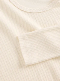 Pointelle Rib T-Shirt