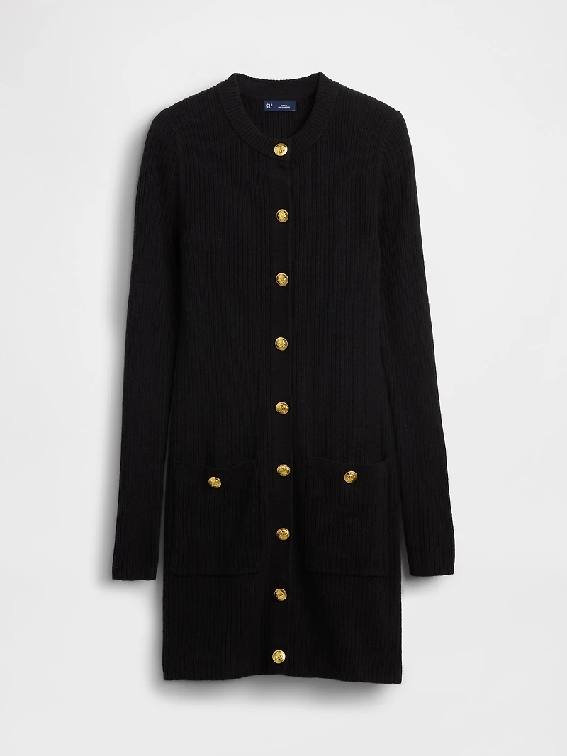 CashSoft Rib Pocket Mini Sweater Dress