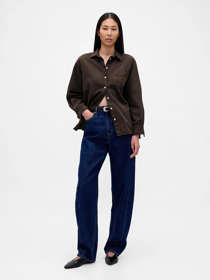 Ultrasoft Denim Big Shirt