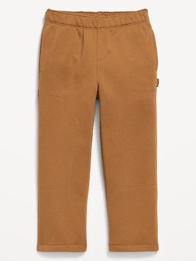 Loose Utility Fleece Straight-Leg Pants for Toddler Boys