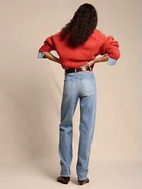 High-Rise 90S Straight Jean