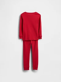 Pyjama henley en coton biologique brossé pour Bébé et Tout-petit