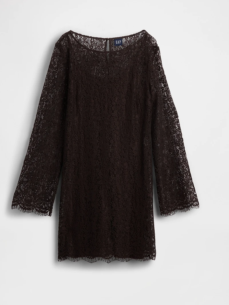 Lace Mini Shift Dress