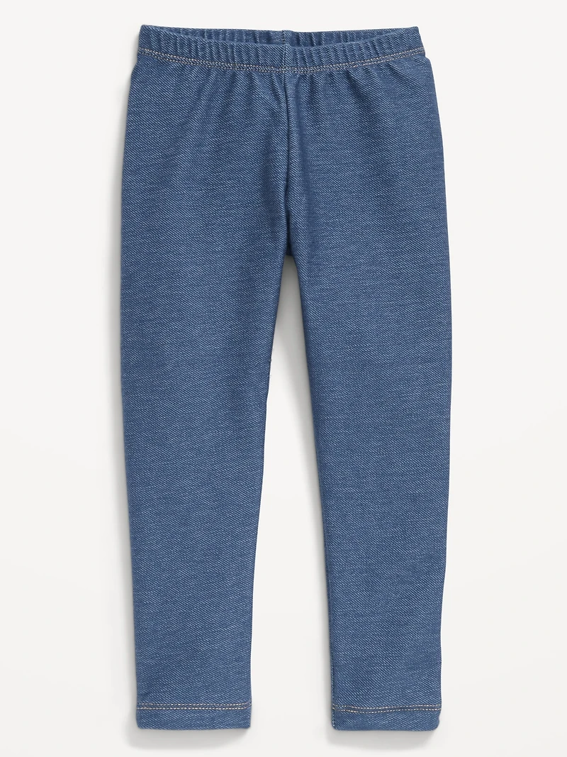 Faux-Jean Leggings for Toddler Girls