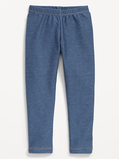 Faux-Jean Leggings for Toddler Girls