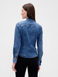 Denim Fitted Shirt