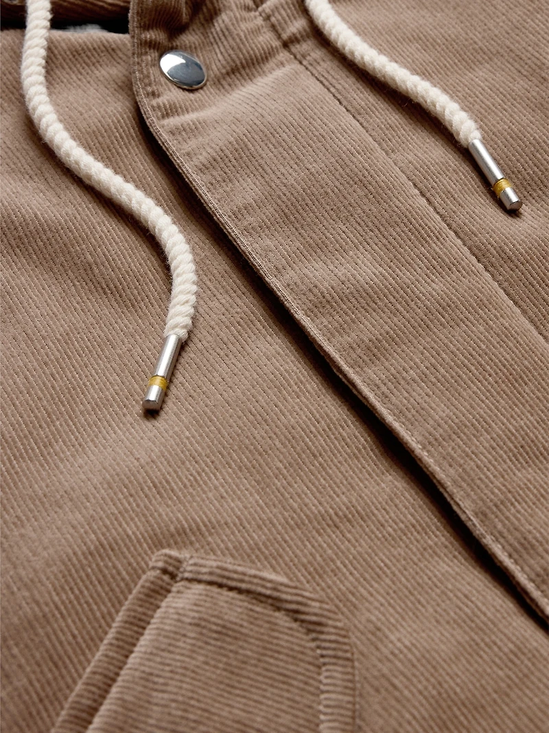 Corduroy Insulated Bomber Jacket