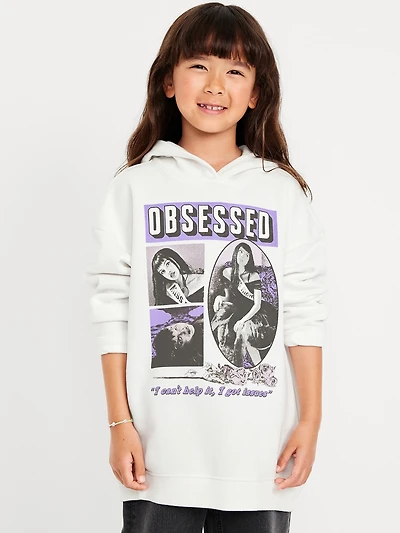 Olivia Rodrigo™ Oversized Graphic Tunic Pullover Hoodie for Girls