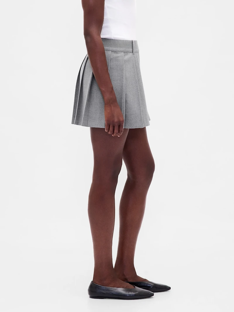 Pleated Mini Skort