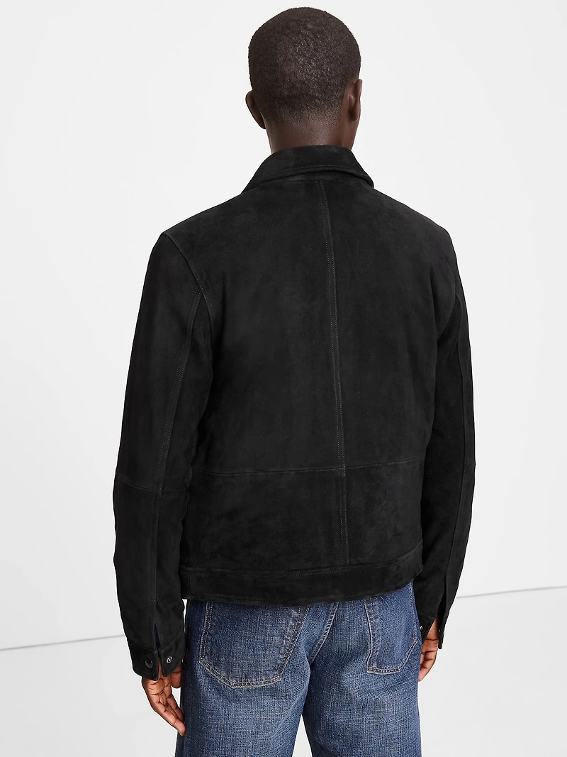 Suede Trucker Jacket