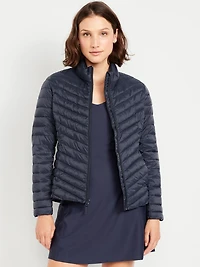 Water-Resistant Narrow-Channel Puffer Jacket