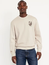 Oversized Essential Logo-Graphic Sweatshirt